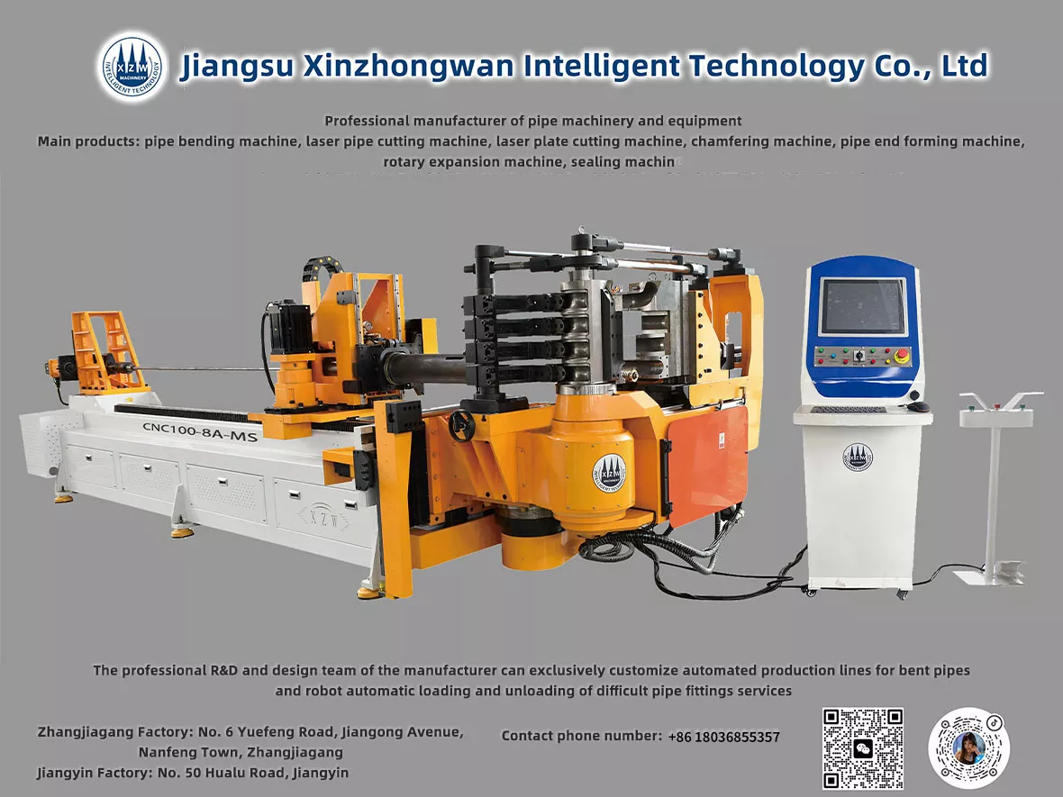 CNC100-8A-MS CNC pipe bending machine